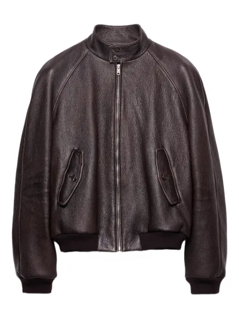 Prada chamarra bomber con mangas raglán