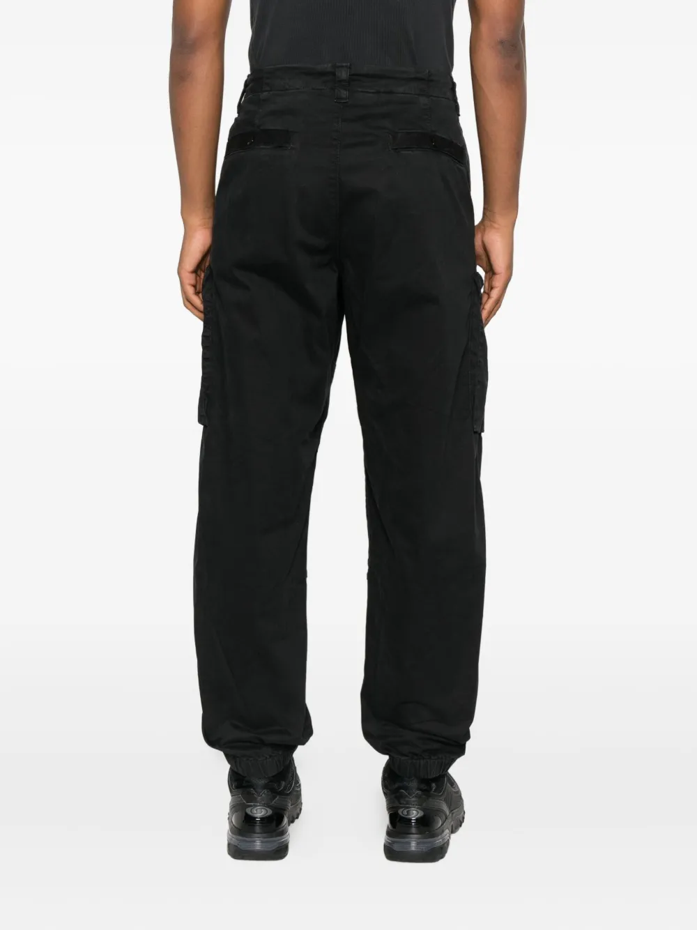 Stone Island Straight cargo broek Zwart