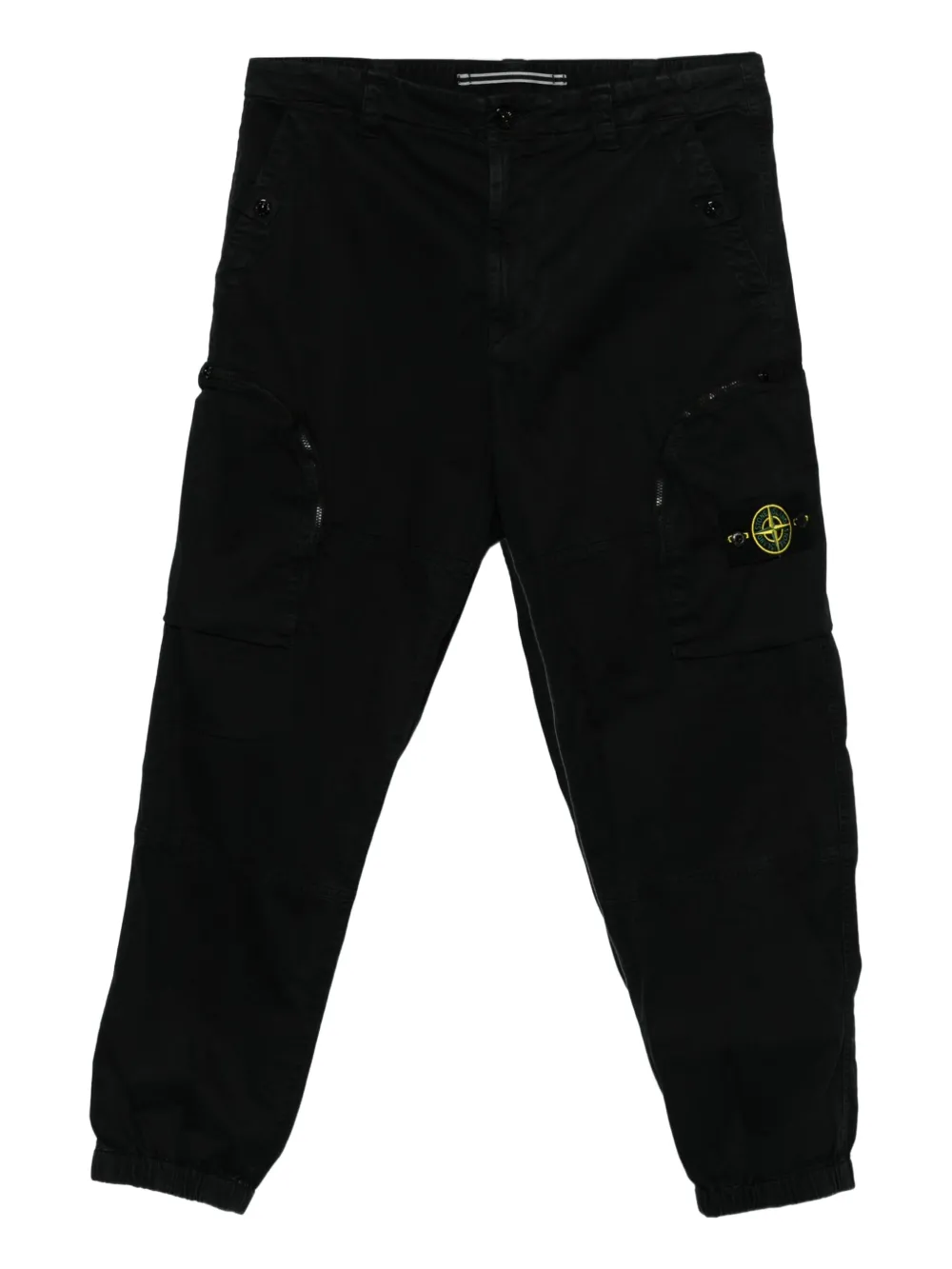 Stone Island straight-leg cargo trousers | Black | Image 1