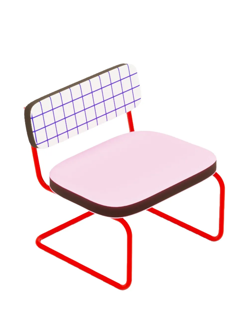 Seletti Sedia a quadri (70 - Rosa