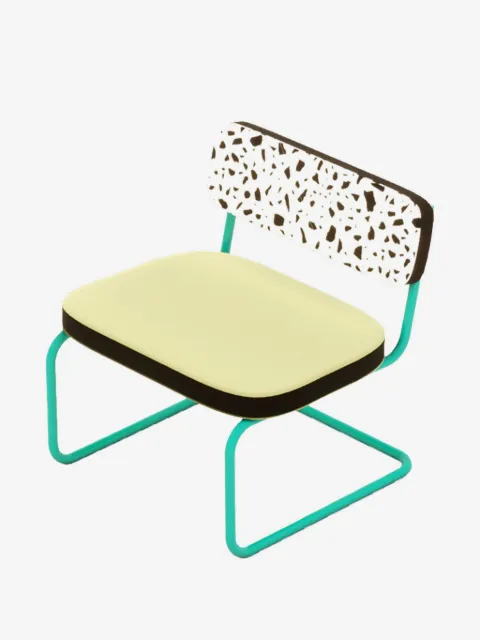 Seletti Stuhl mit Terrazzo-Muster (70,5cm x 41cm)