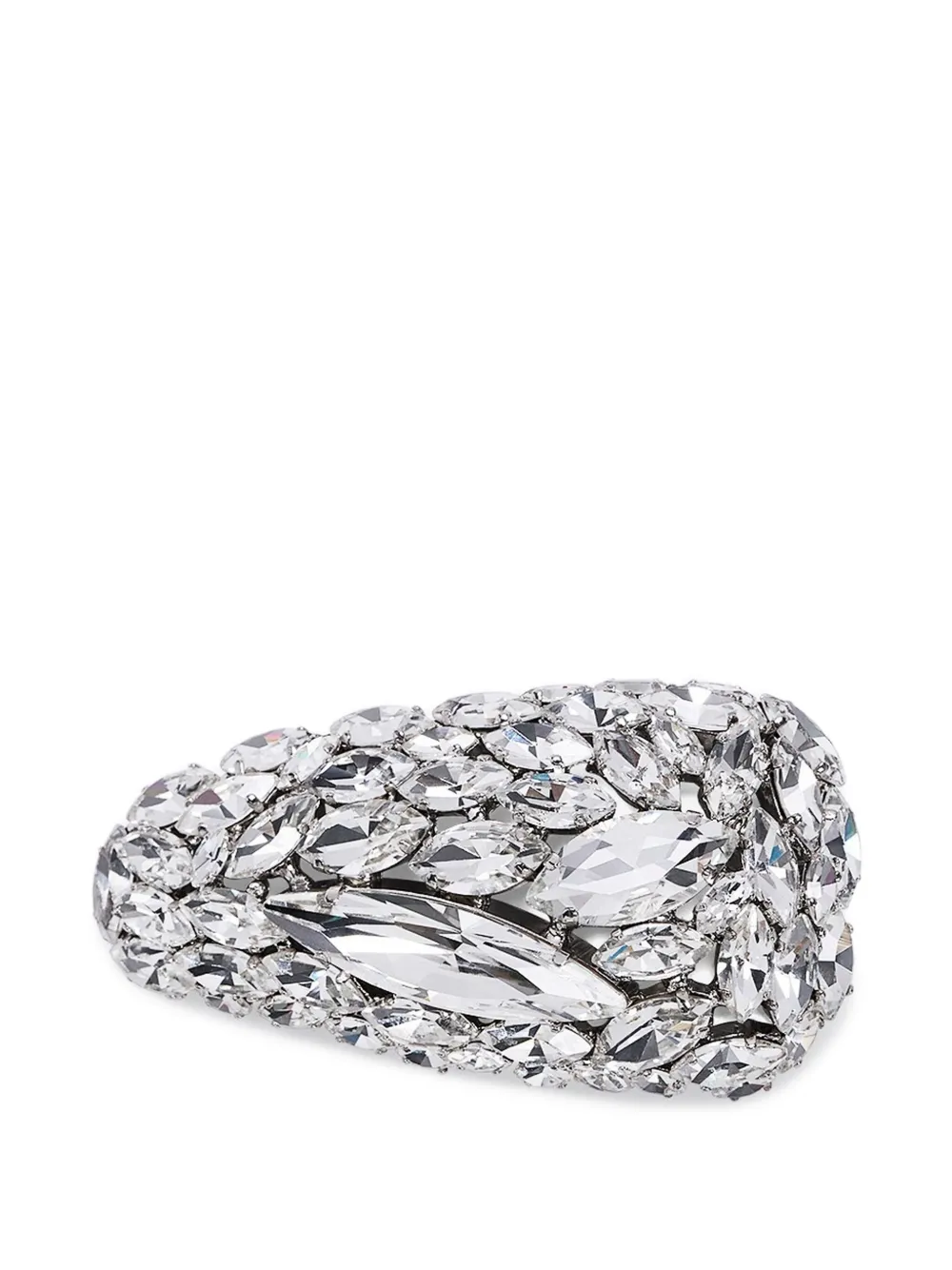 AREA crystal-embellished triangle hairclip | Silver | Image 1