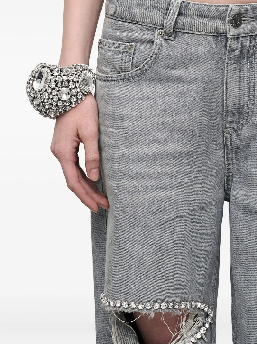 AREA Armband met kristallen - Zilver