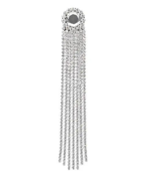 AREA crystal-fringe ponytail holder