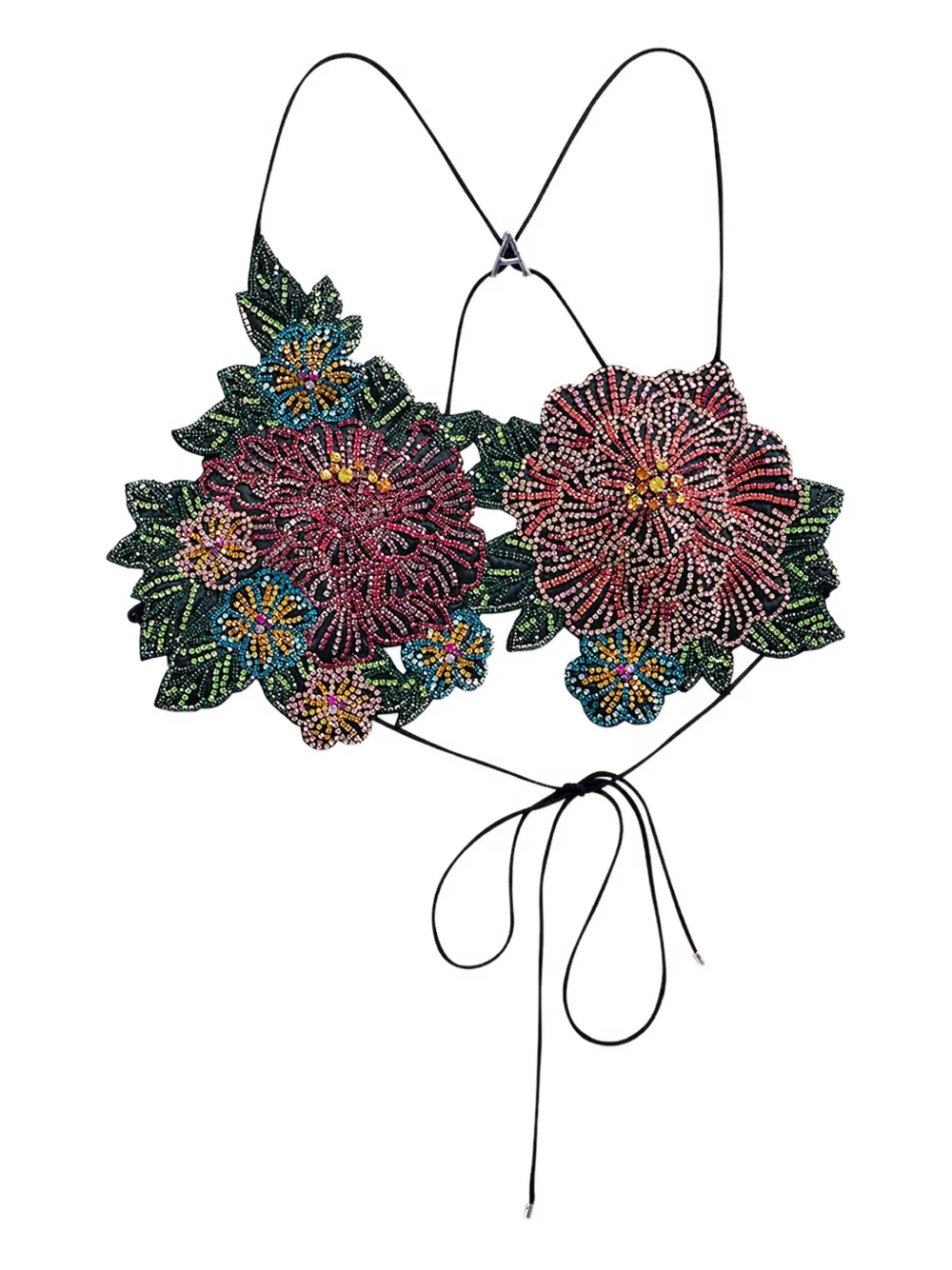 AREA crystal-flower top Veelkleurig