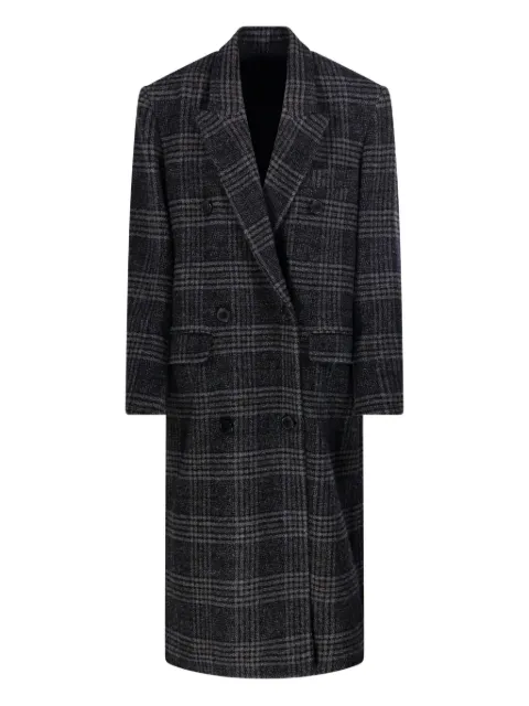 MARANT ÉTOILE Lexana double-breasted checked coat