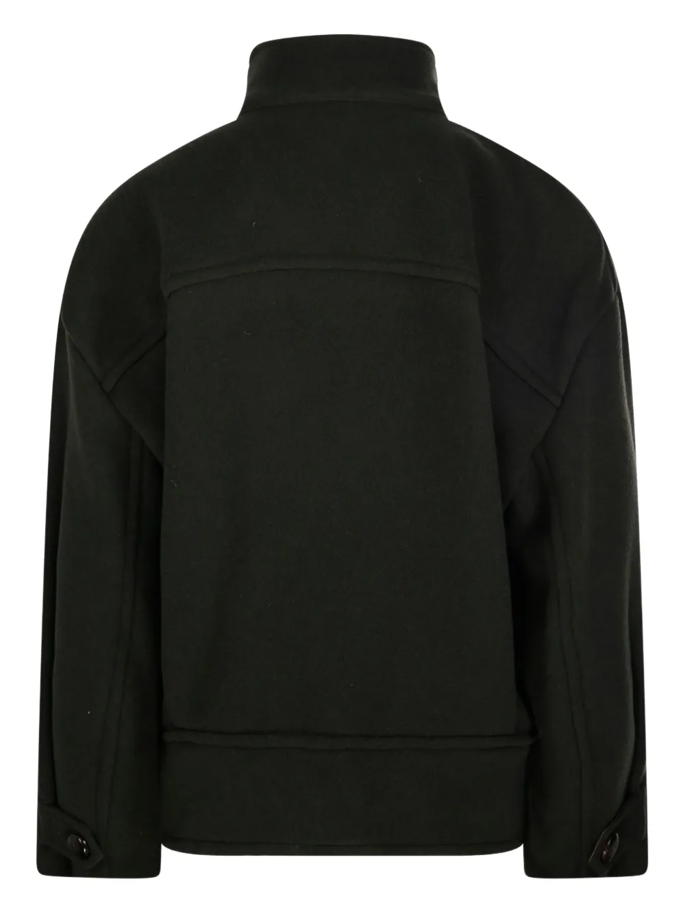 MARANT ÉTOILE Hanis high-neck buttoned coat | Single Breasted Coats | Image 2