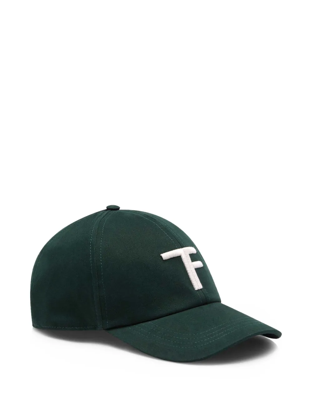 TOM FORD logo-embroidered baseball cap Groen