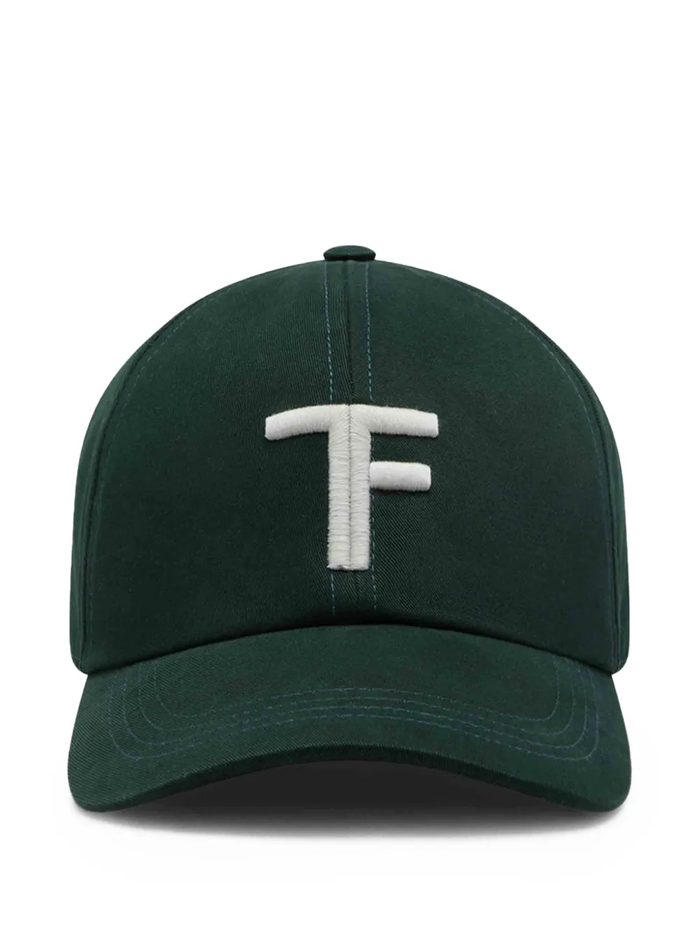 TOM FORD logo-embroidered baseball cap Groen