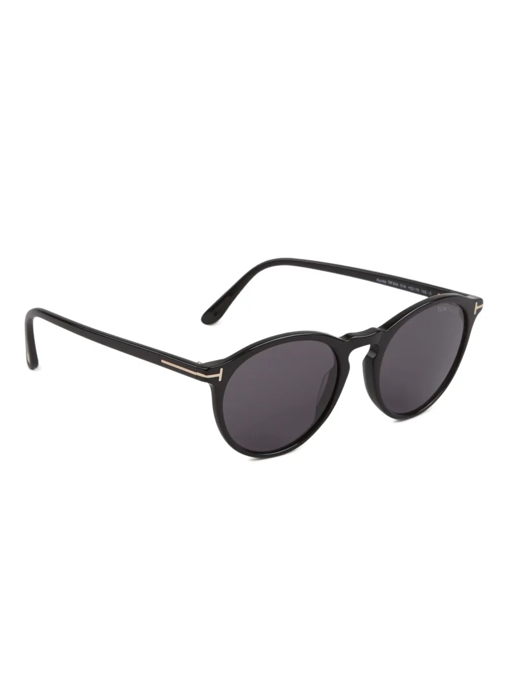 TOM FORD Eyewear Aurele zonnebril met rond montuur Zwart