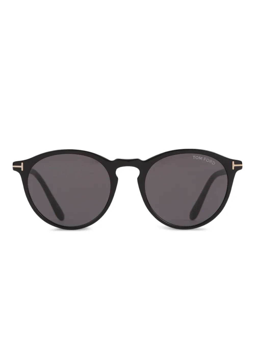 TOM FORD Eyewear Aurele zonnebril met rond montuur Zwart