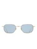 Cutler & Gross geometric-frame sunglasses - Gold