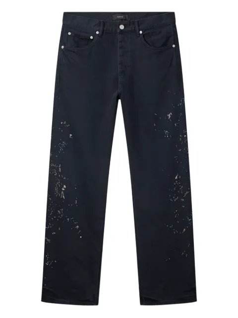 Purple Brand P011 beaded-splatter jeans