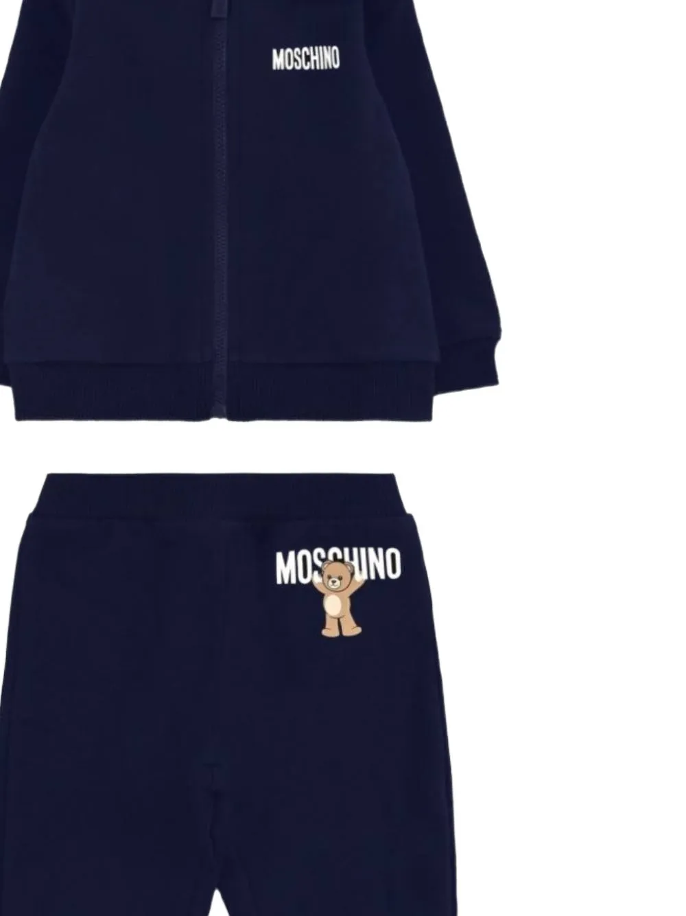 Moschino Kids Trainingspak met teddybeerprint Blauw