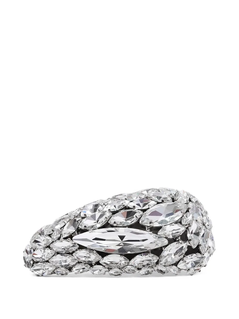 AREA crystal-embellished triangle hairclip | Silver | Image 1