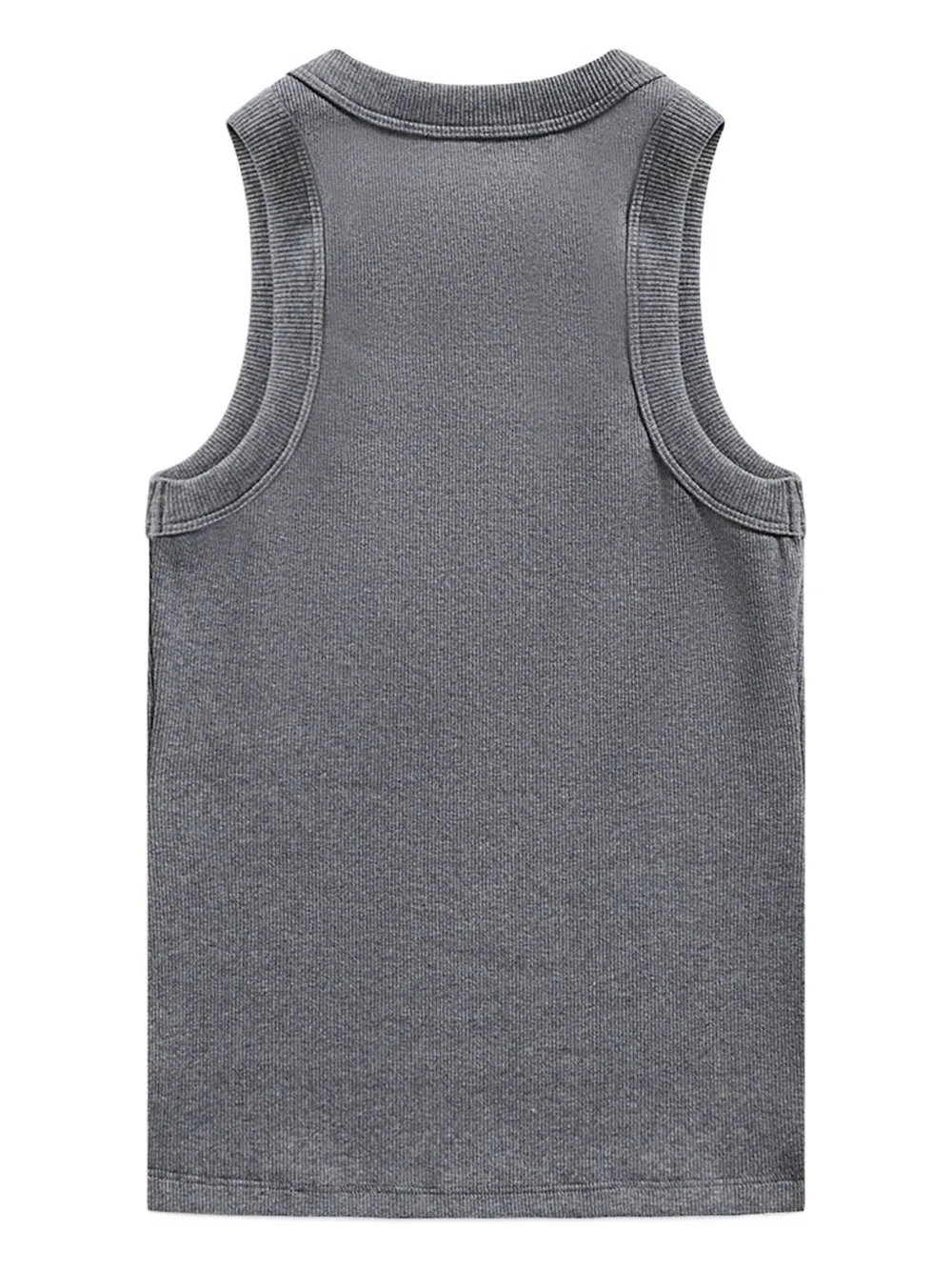 AREA Tanktop verfraaid met kristallen Grijs
