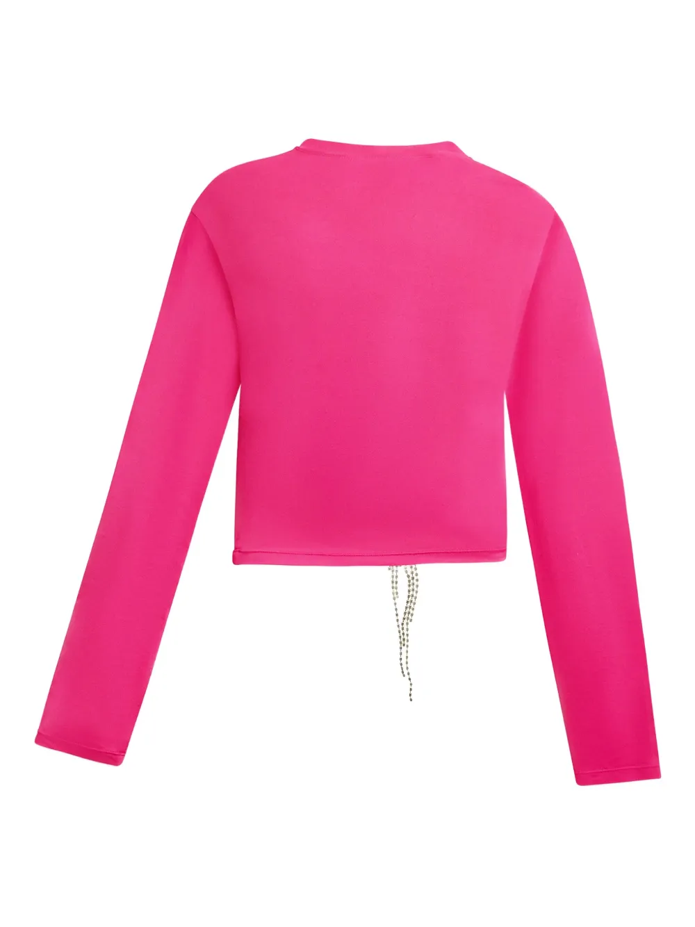 AREA crystal-flower draped top Roze