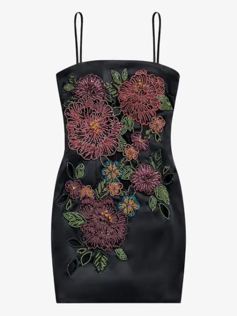 AREA vestido corto bordado