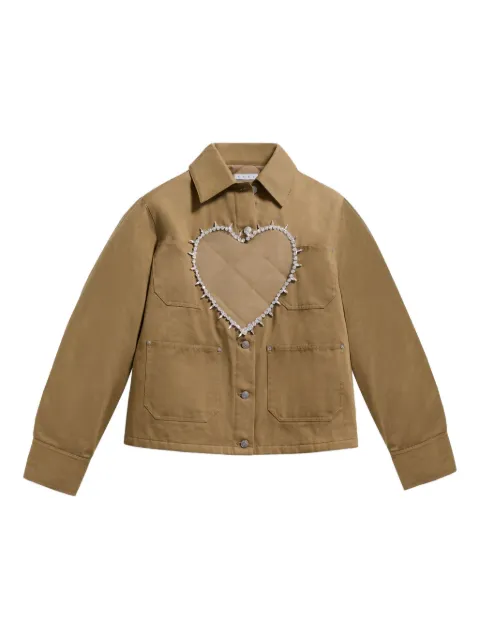 AREA Crystal Heart jacket