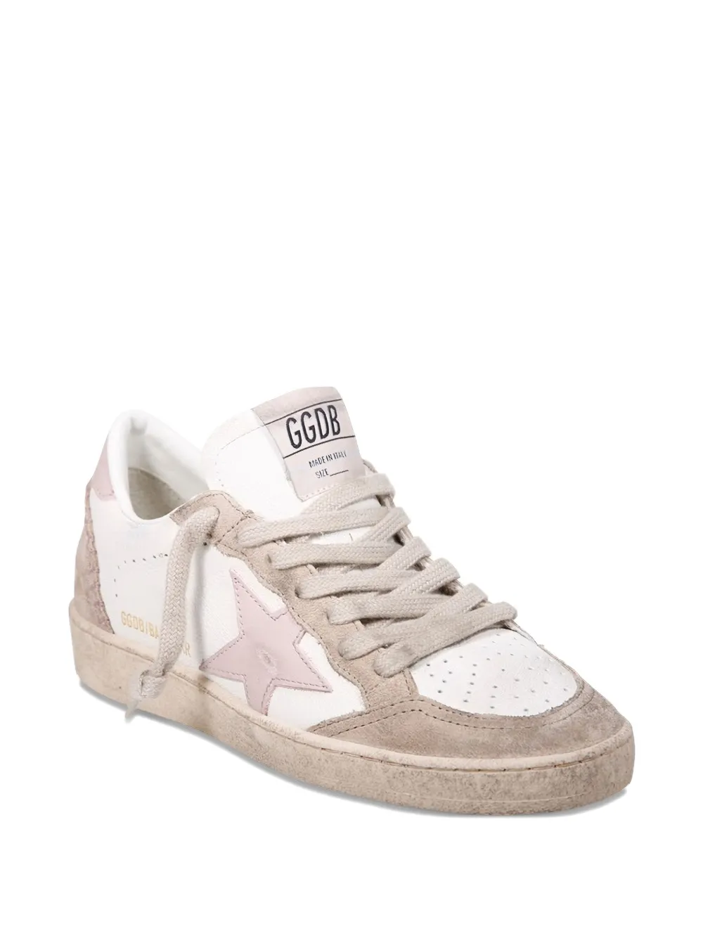 Golden Goose Ball Star suede-panel star sneakers | Low-Tops | Image 2