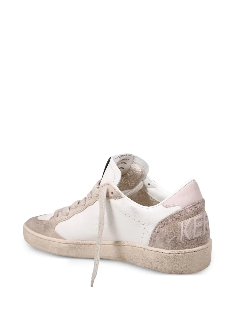 Golden Goose Ball Star suede-panel star sneakers Beige