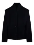 ISABEL MARANT Dyogo padded-shoulder button coat - Black