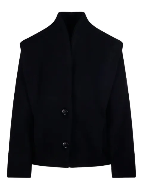 MARANT ÉTOILE Dyogo padded-shoulder button coat