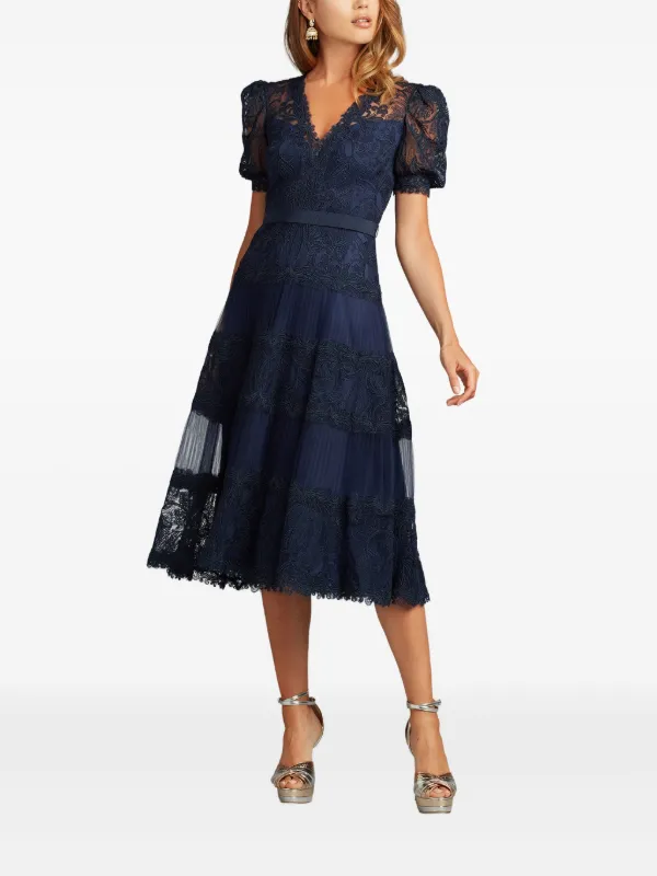 embroidered pleated midi dress Blush floral embroidered pleated midi dress 3XL main image 0