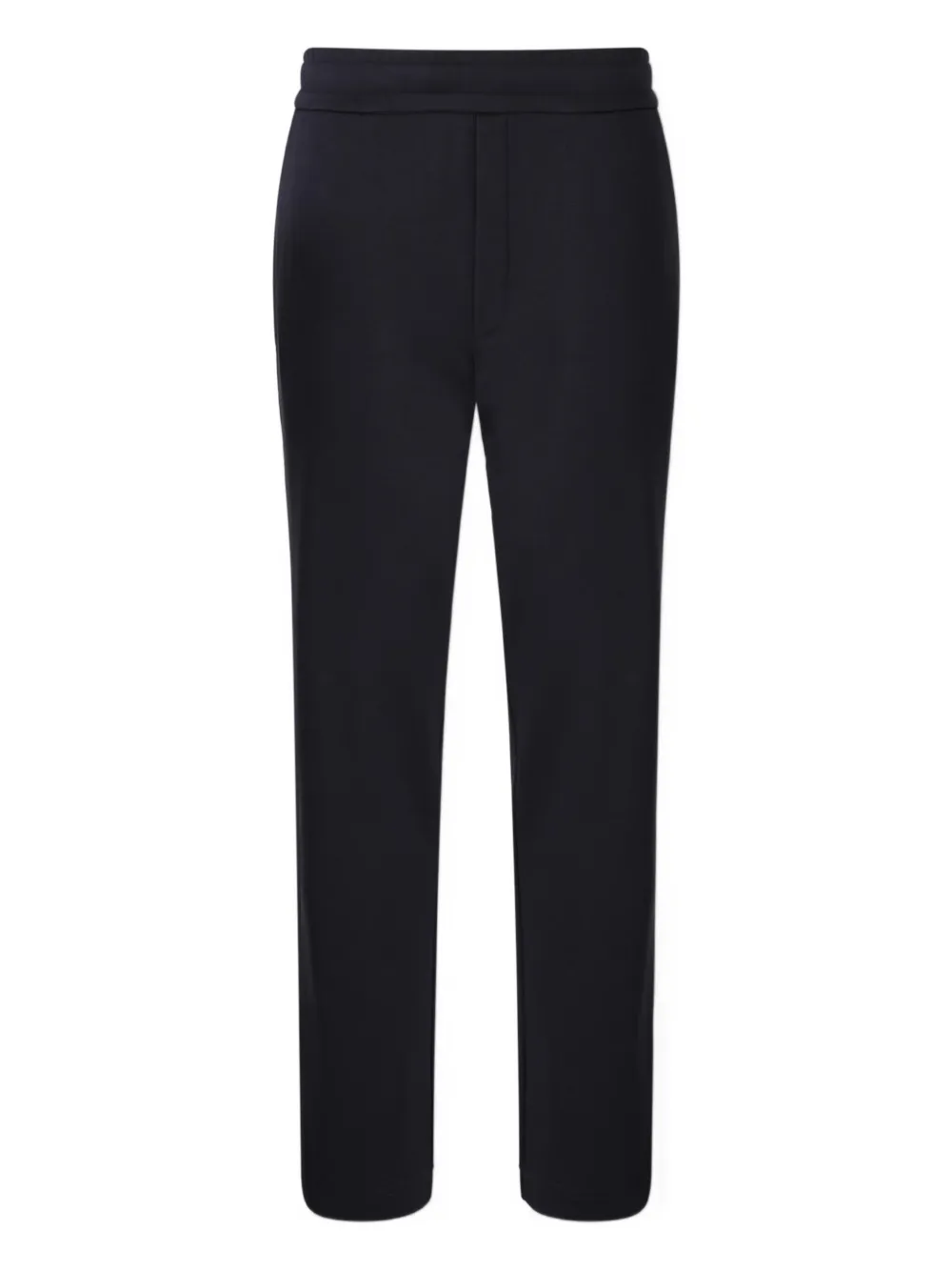 Moncler logo-appliqué elasticated-waist trousers | Black | Image 1