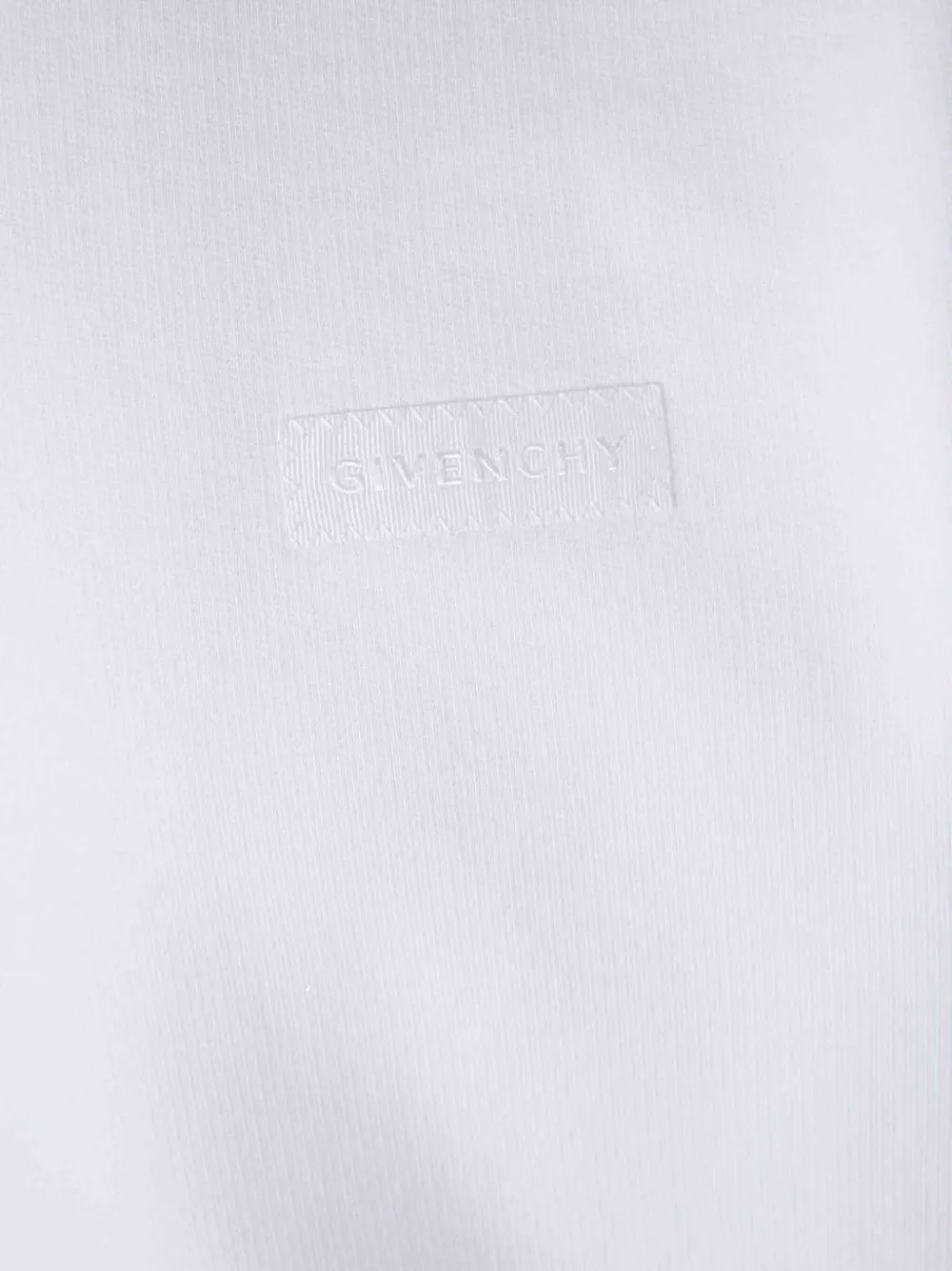 Givenchy logo-patch cotton sweatshirt Wit