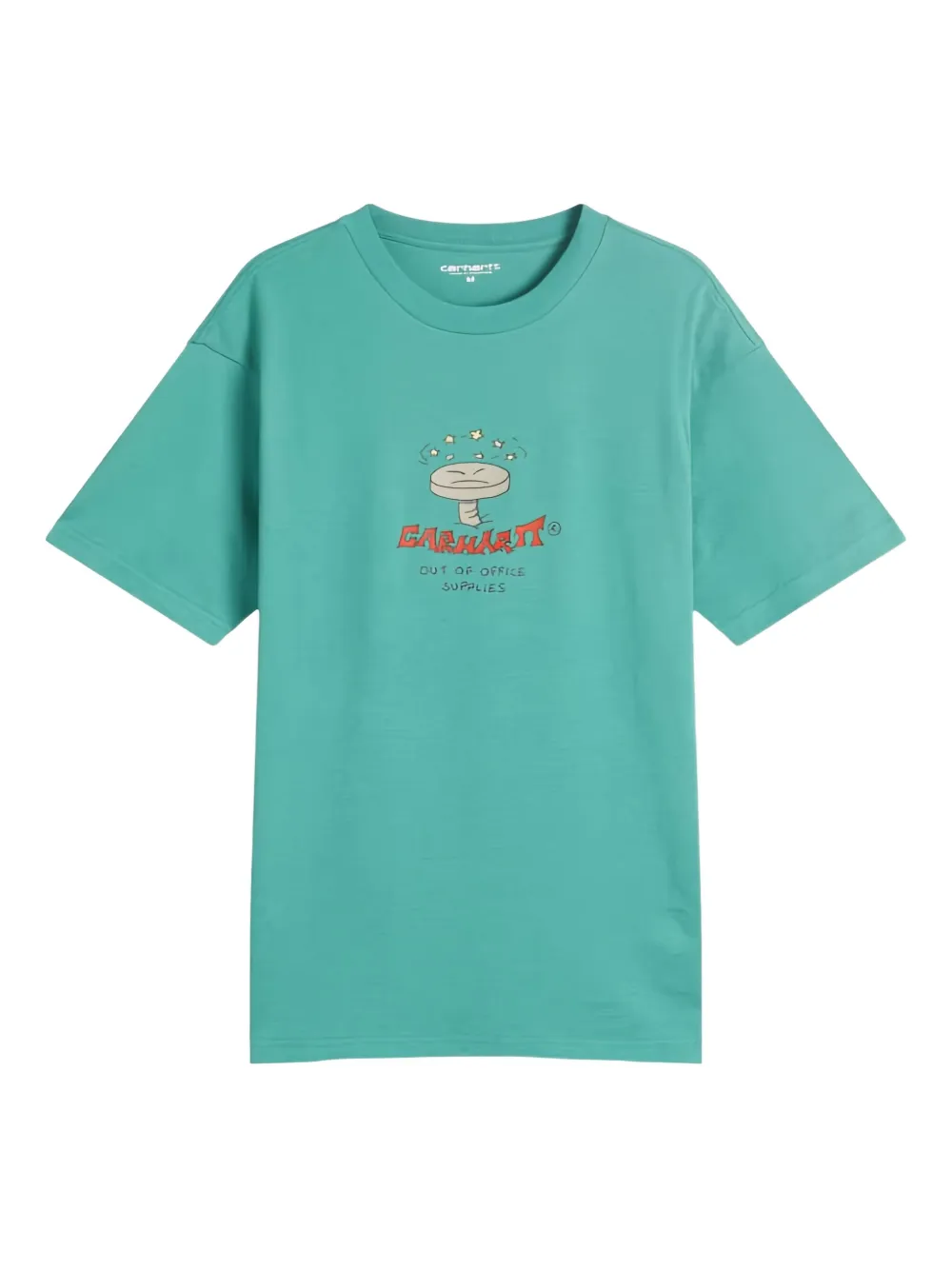 Carhartt WIP Out of Office Supplies T-shirt | Green | Image 1