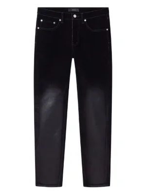 Purple Brand P001 Leathered Skinny Jeans | Black | FARFETCH