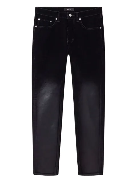 Purple Brand P001 flock-dipped jeans