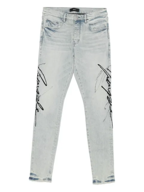 Purple Brand button-fastening jeans