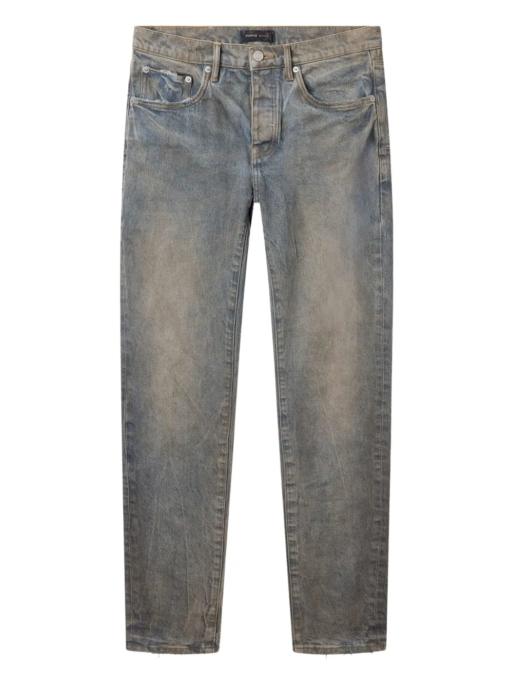 Purple Brand P001 Faded-wash Jeans In Blue