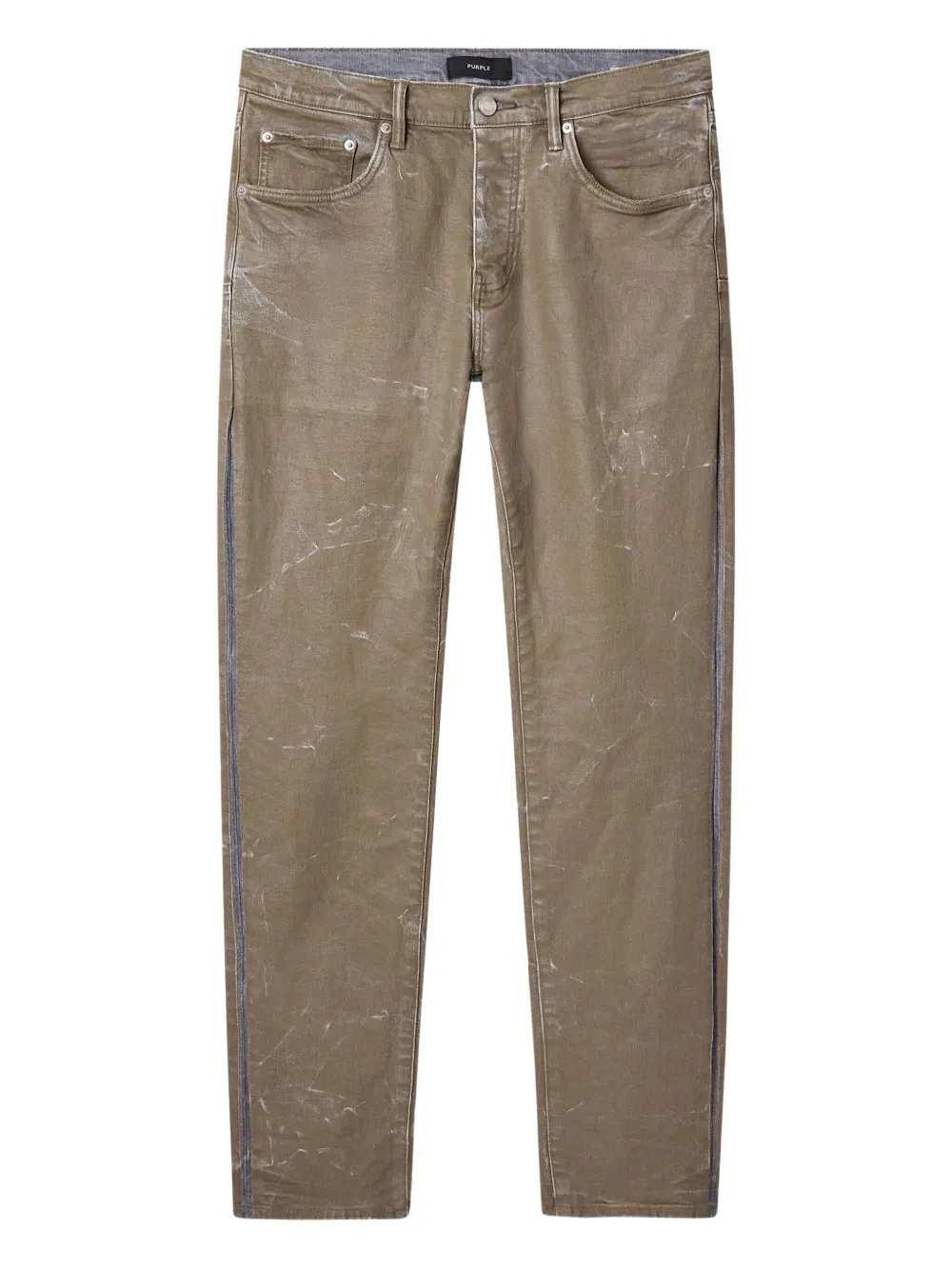 Purple Brand Distressed-effect Jeans In Brown
