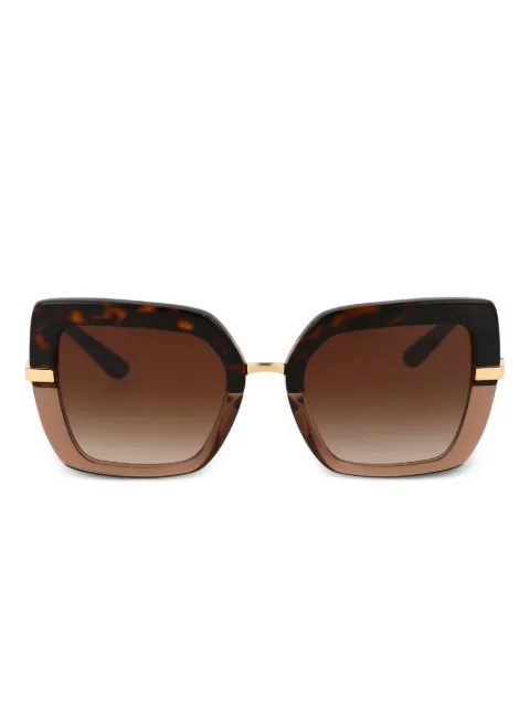 Dolce & Gabbana Eyewear lentes con armazón estilo carey