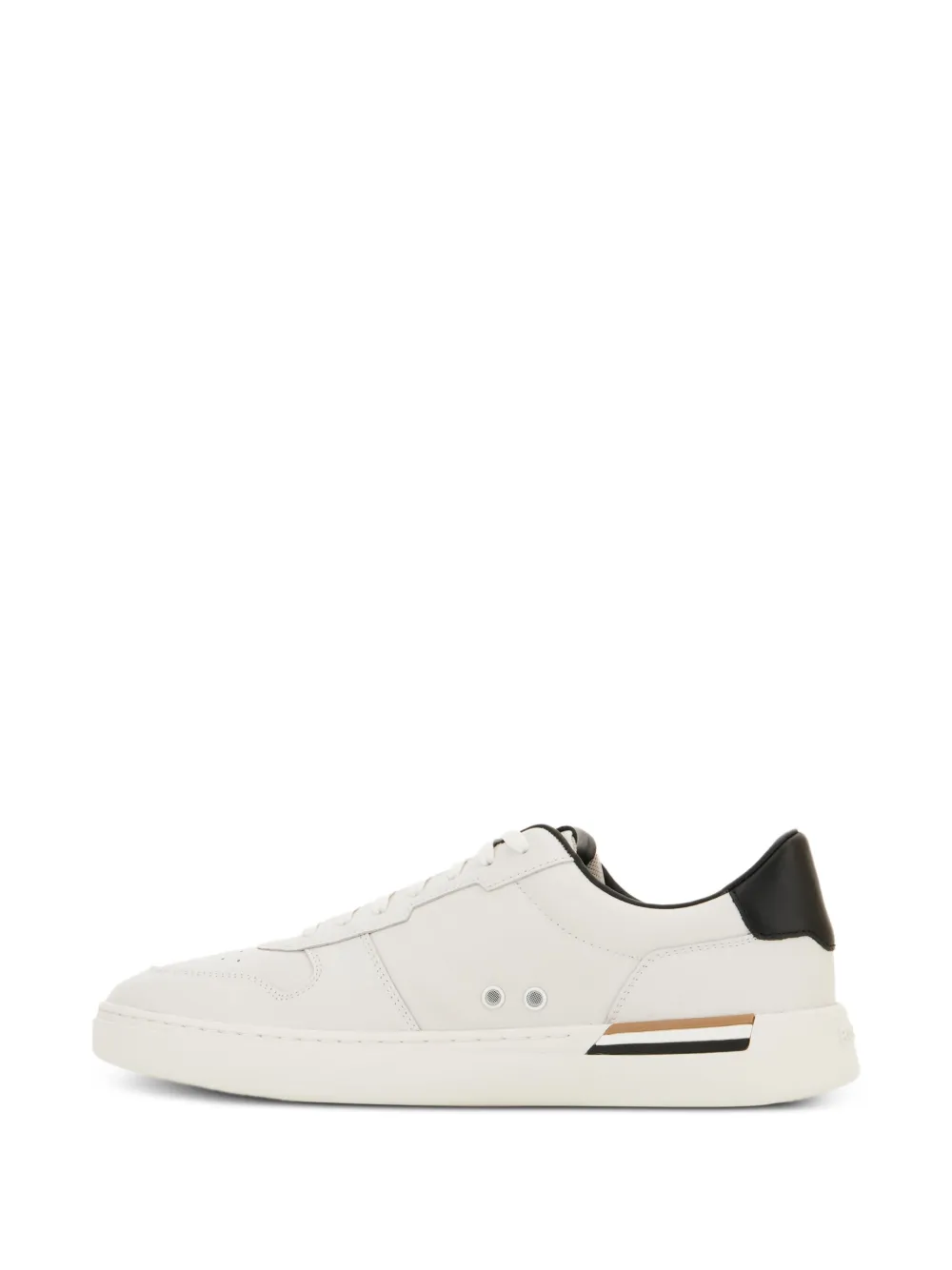 HUGO Clint leather panelled sneakers | Low-Tops | Image 2