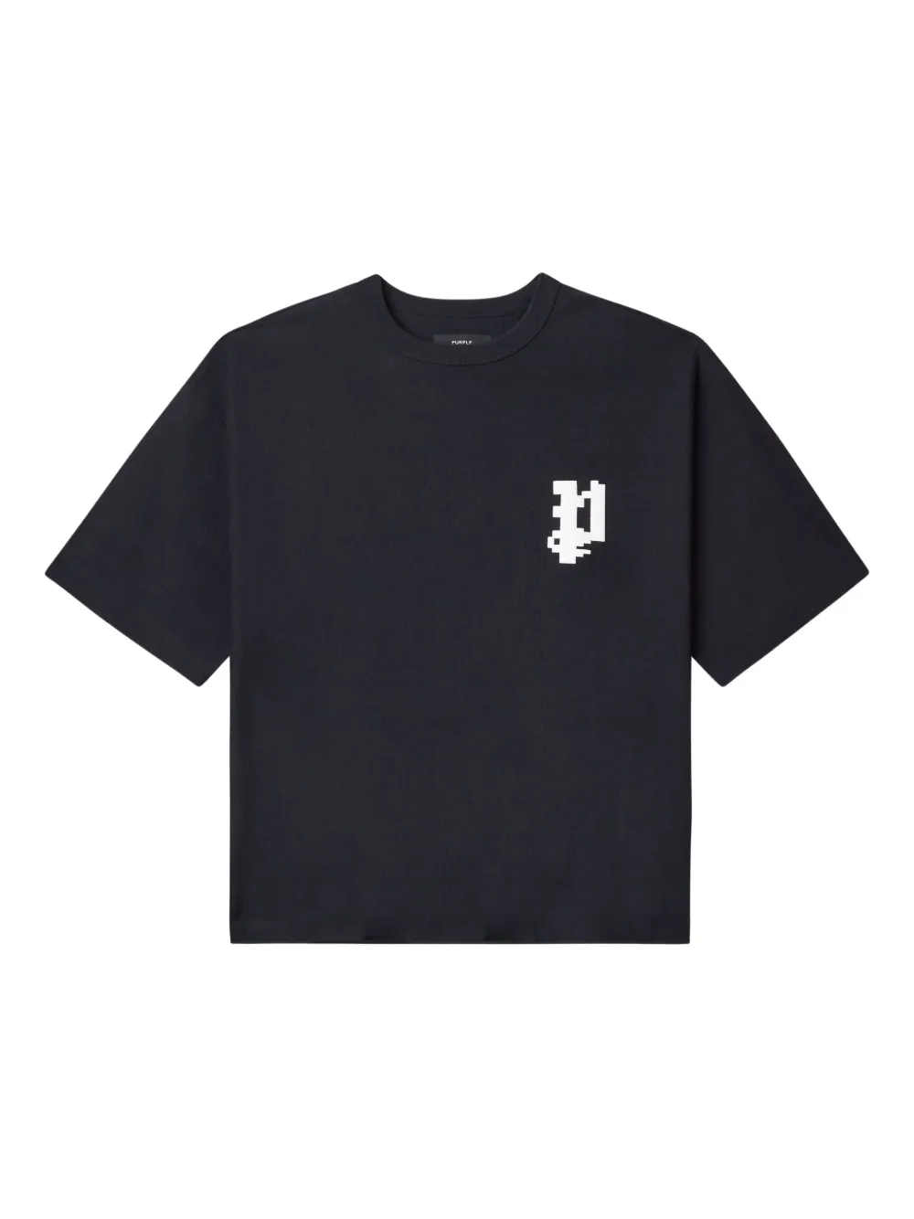 Purple Brand T-Shirt mit Logo-Detail - Schwarz