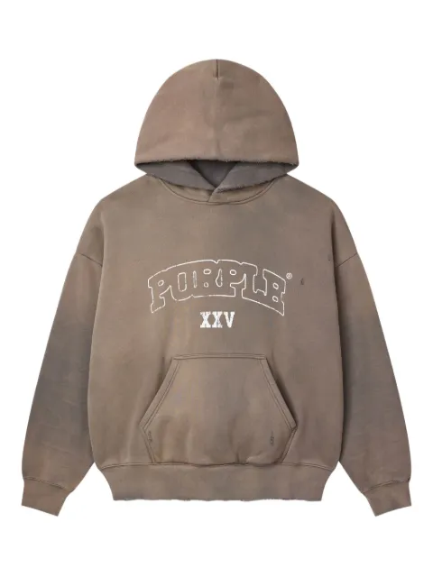 Purple Brand logo-print hoodie