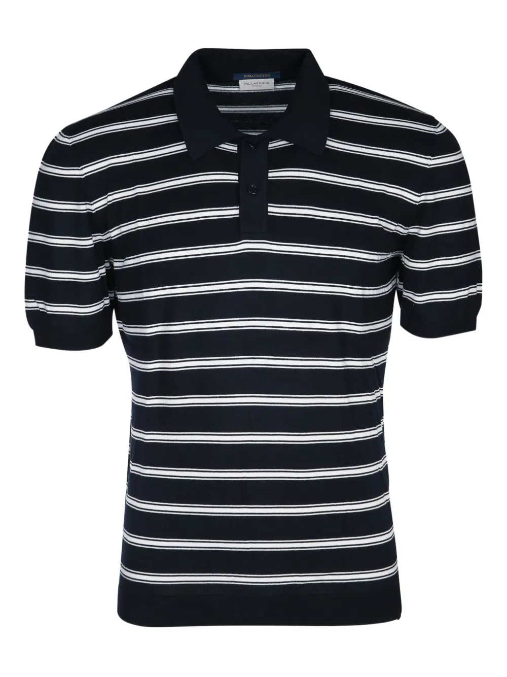Paul & Shark striped polo shirt - ブラック Paul & Shark striped polo shirt - ブラック