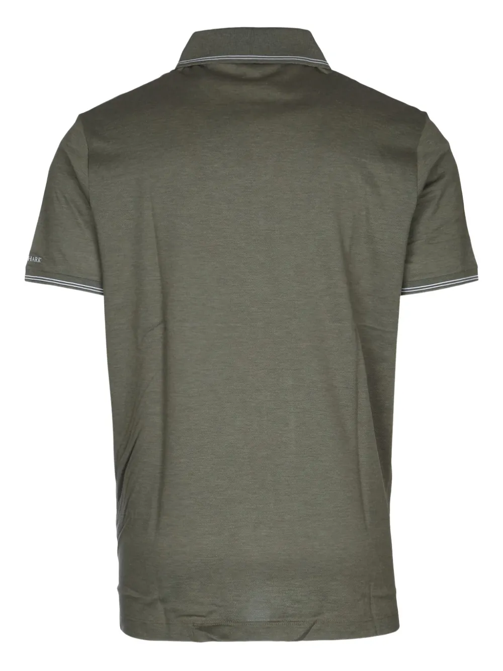 Paul & Shark zip-neck cotton polo shirt Grijs