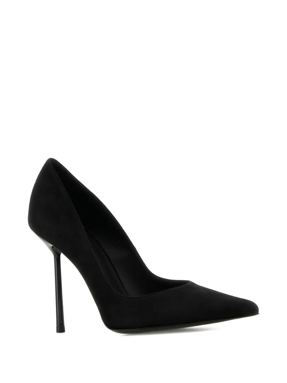 Le Silla 100mm Bella suede pumps Zwart