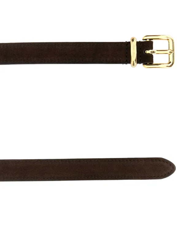 ベルト MIUMIU DARK BROWN SUEDE BELT Miu miu belt suede – PissednBroke