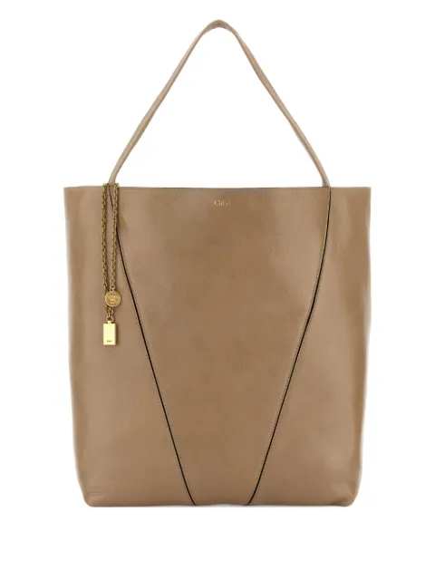 Chloé Großer Spin Tote Bag in V-Form