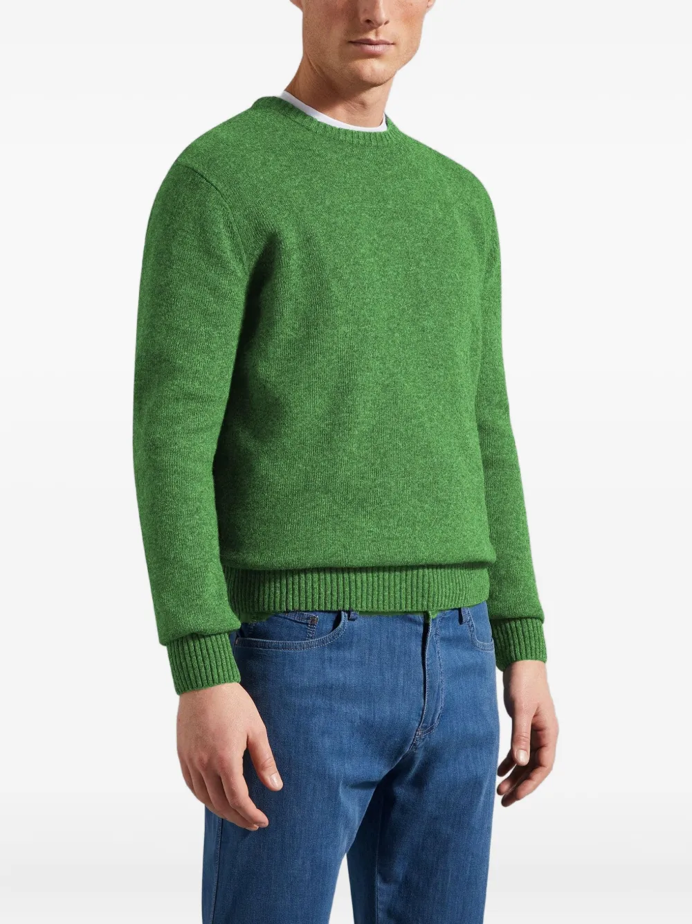 Paul & Shark crew-neck wool sweater - Groen