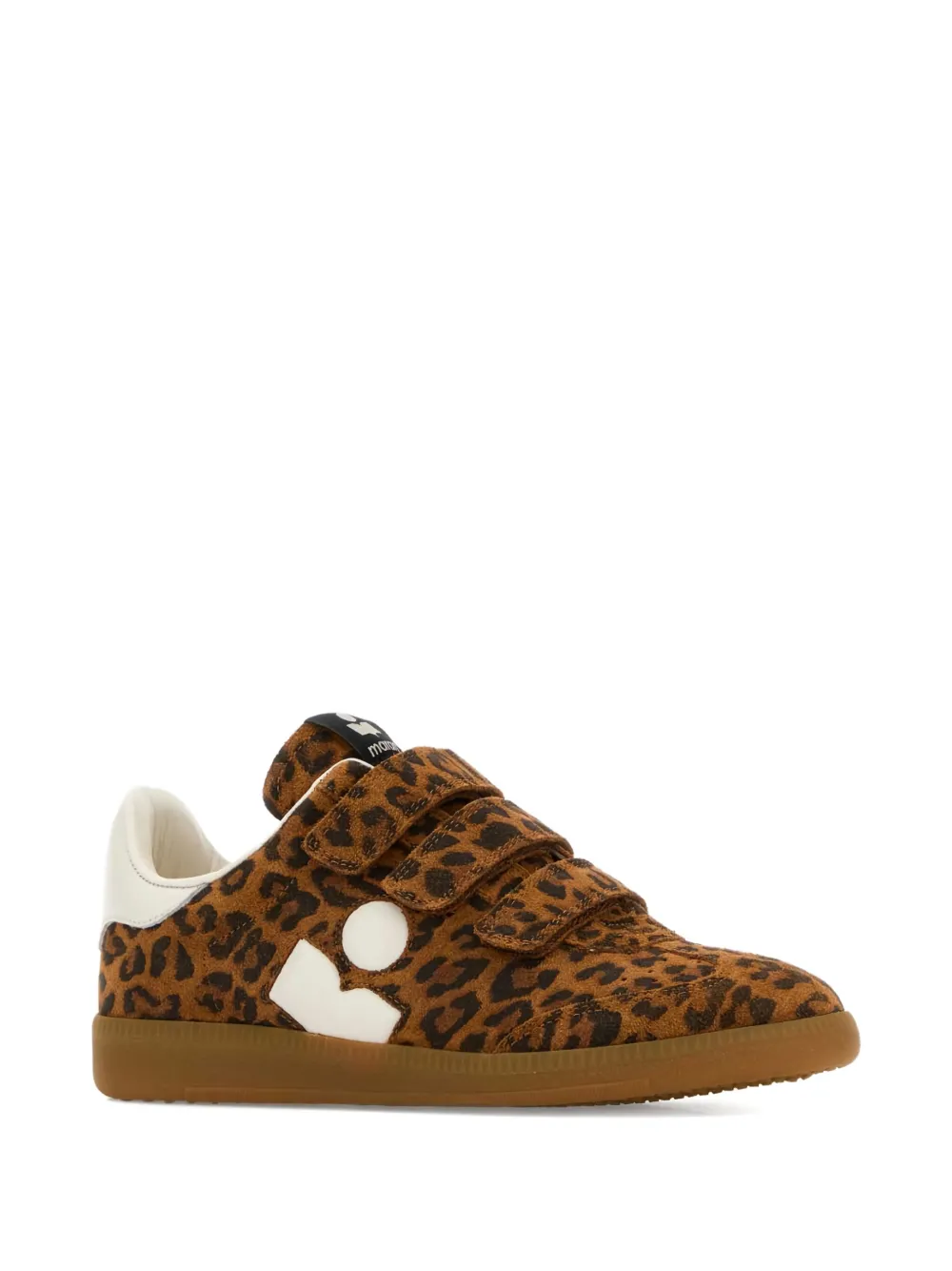 ISABEL MARANT Beth leopard-print sneakers Neutrals