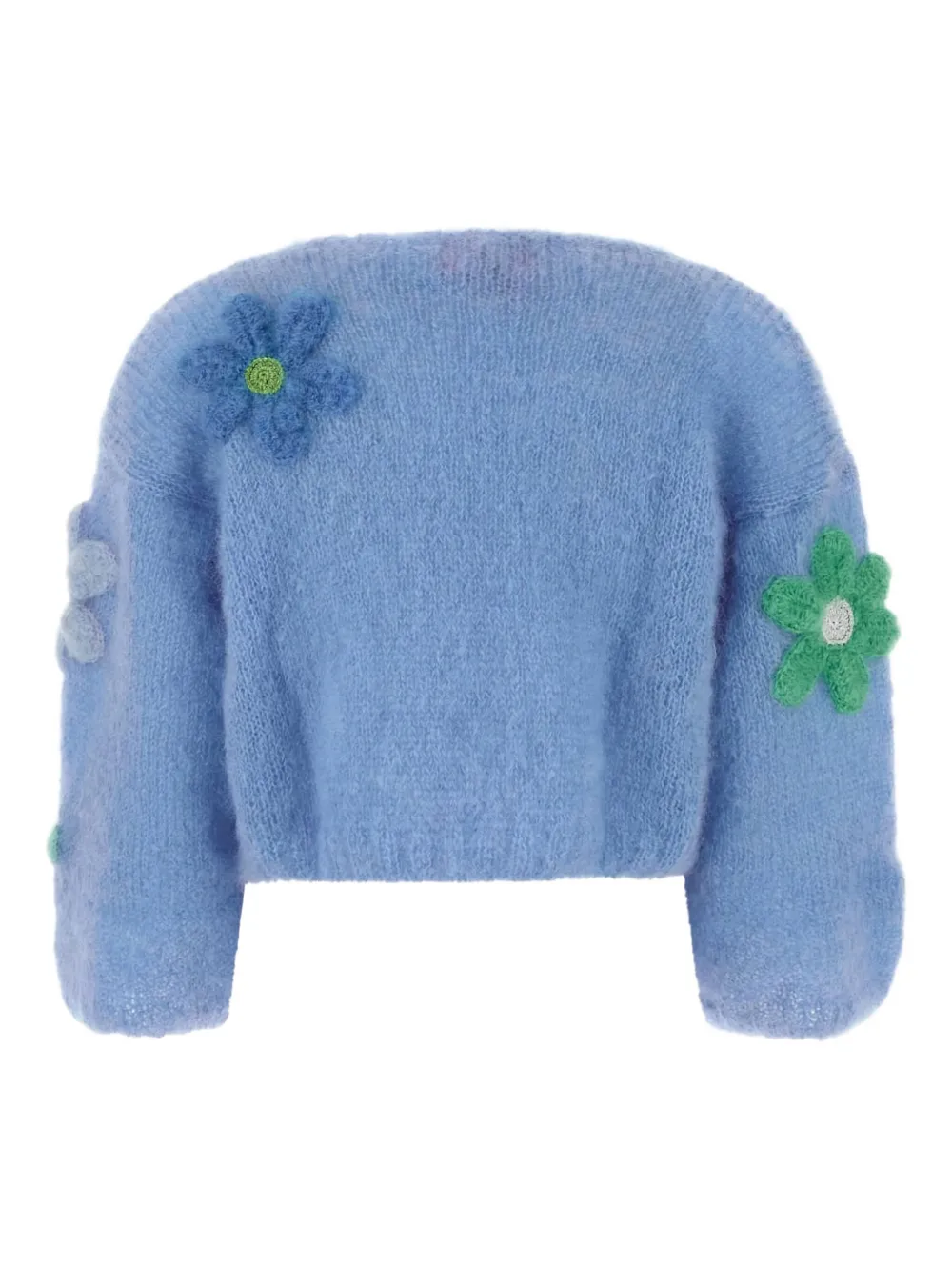 Rose Carmine flower-embellished bolero cardigan | Cardigans | Image 2