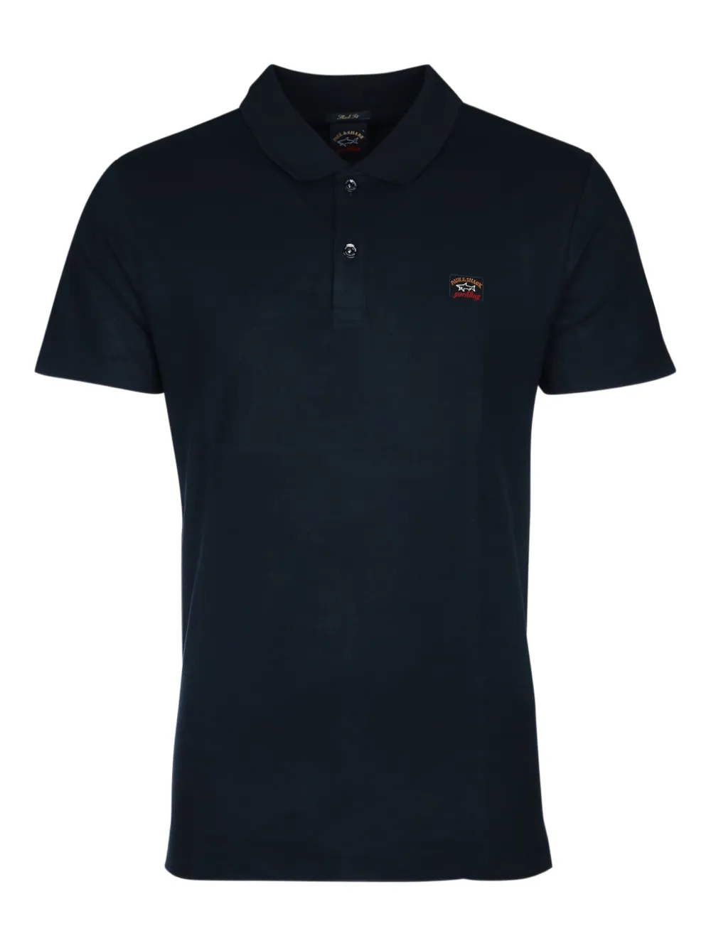 Paul & Shark logo-patch polo shirt Blauw