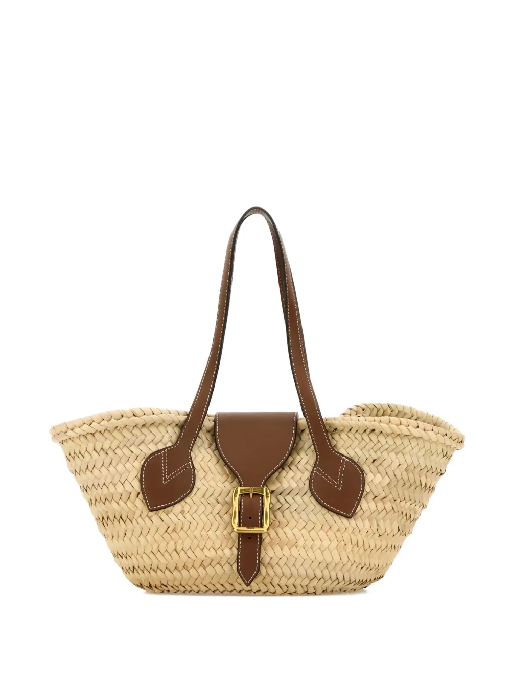 J&M Davidson straw buckle shoulder bag | Neutrals | Image 1